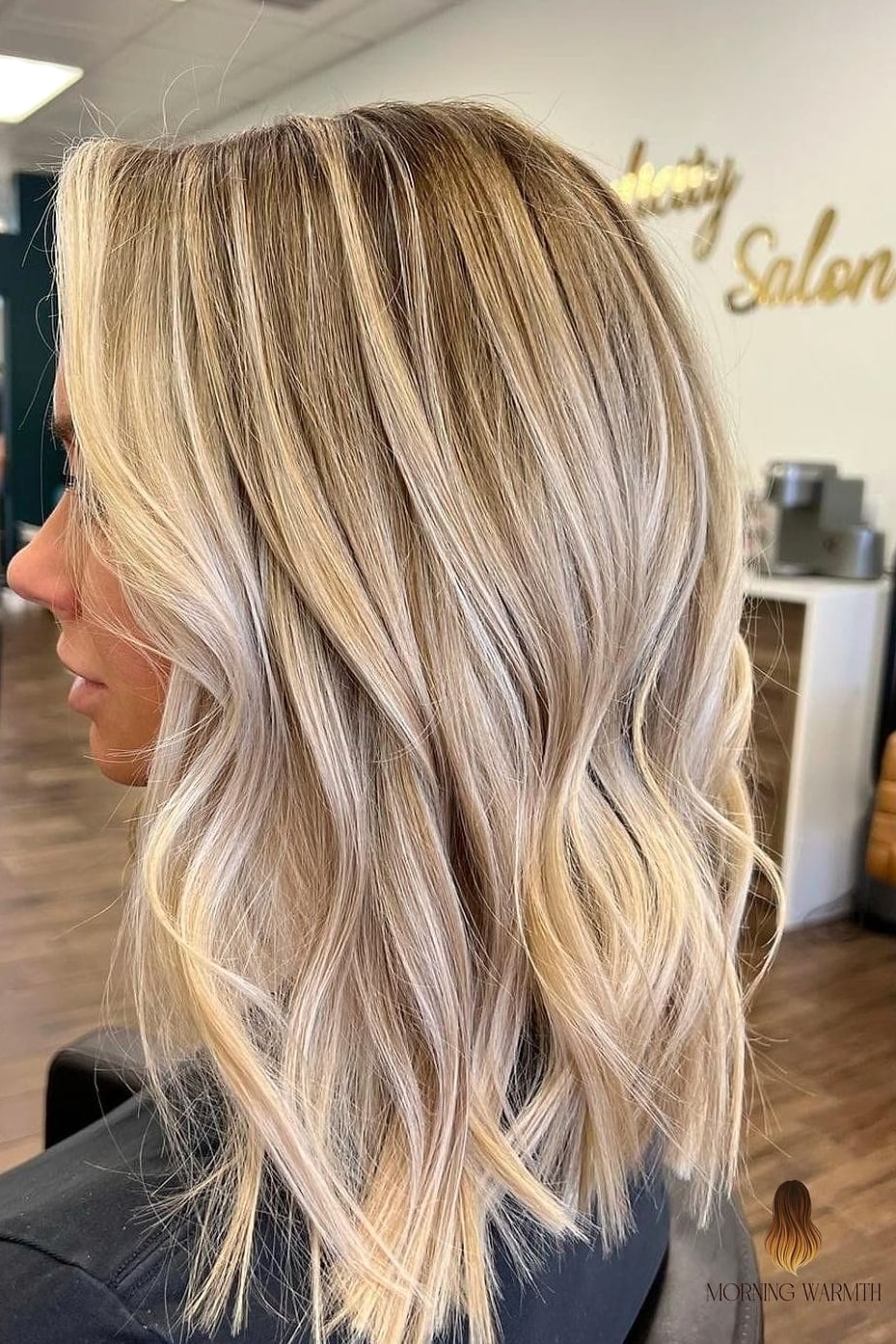 27 Blonde Balayage Ideas Every Woman Needs to See 21 Adorable & Chic Mid-Length Wavy Lob