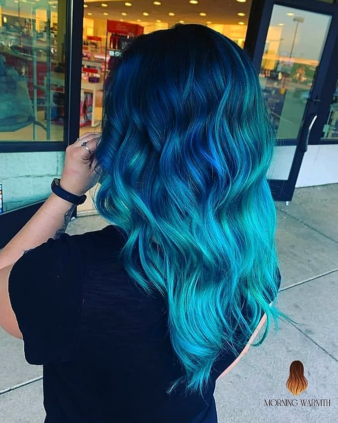 Aqua Blue Beach Waves
