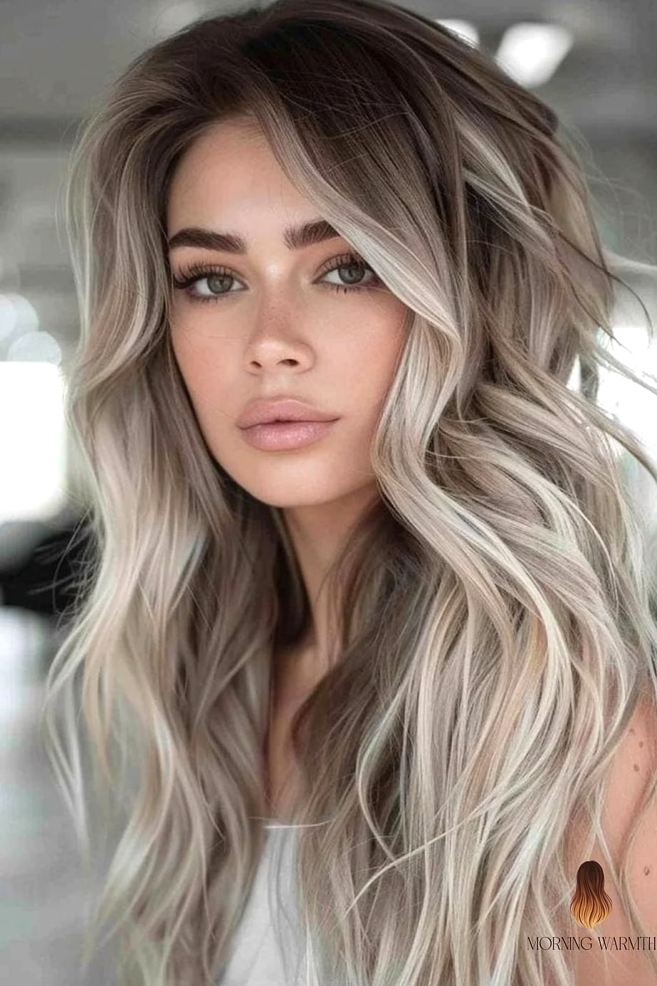 27 Blonde Balayage Ideas Every Woman Needs to See 19 Ash Balayage with Bronde Tones