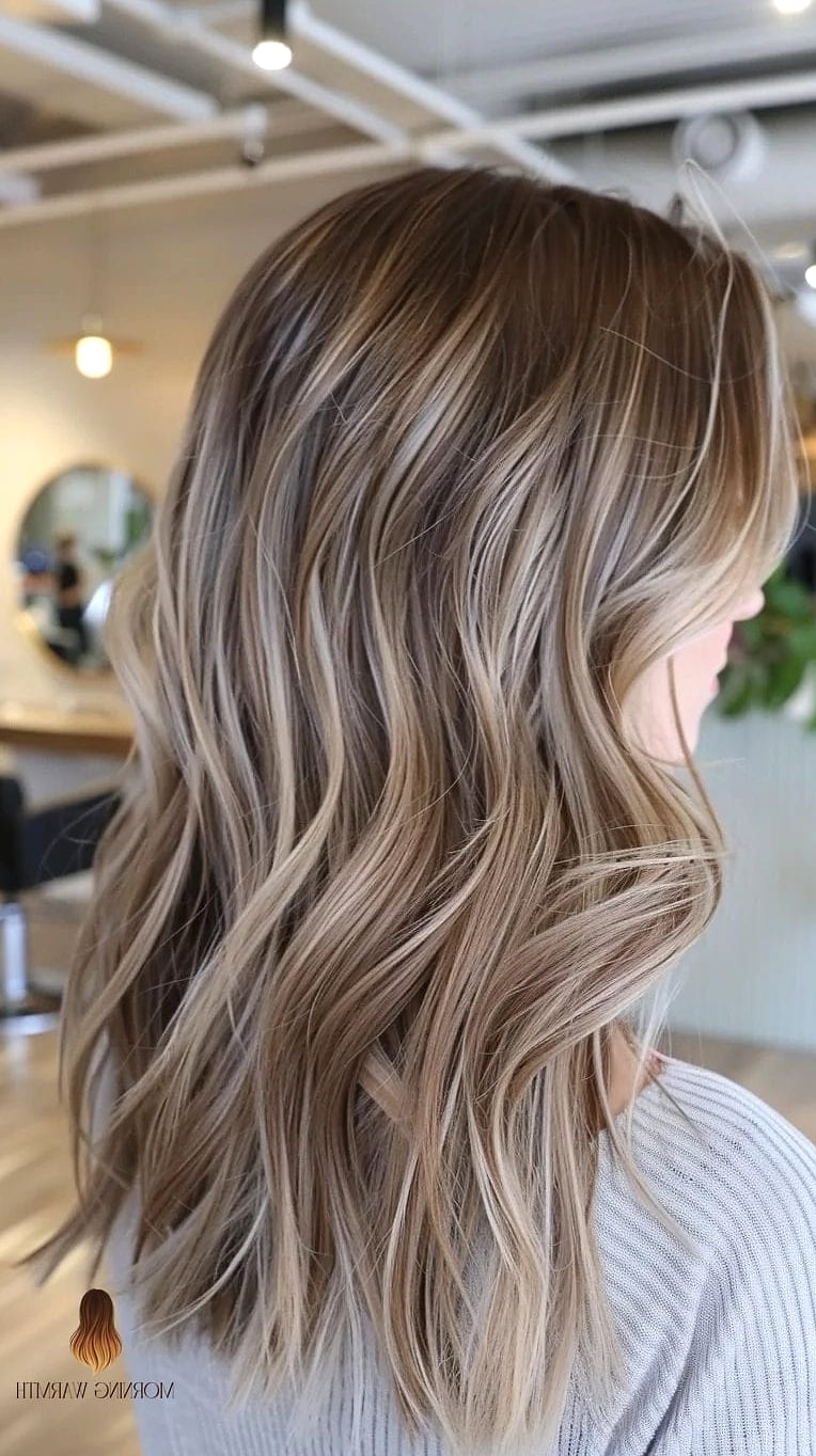 30 Blonde Balayage On Dark Hair Ideas You Need to Try Next 20 Ashy Blonde Balayage Highlights with Beach Waves