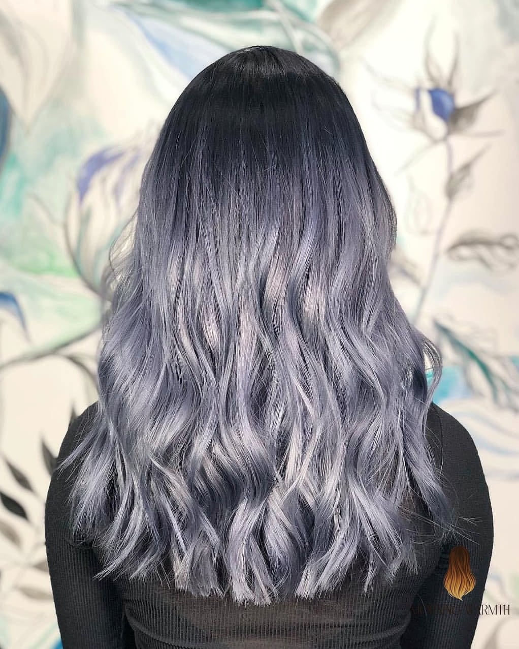 Ashy Blue Silver Melt