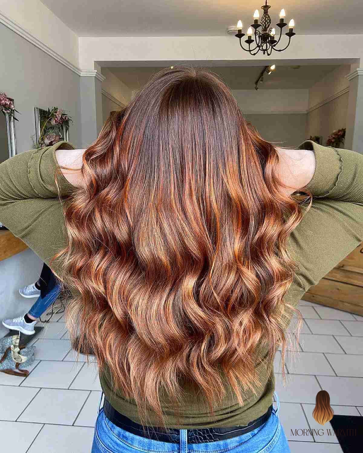 30 Copper Balayage Ideas You Need to Try Next 18 Autumn Copper Balayage with Auburn Tones
