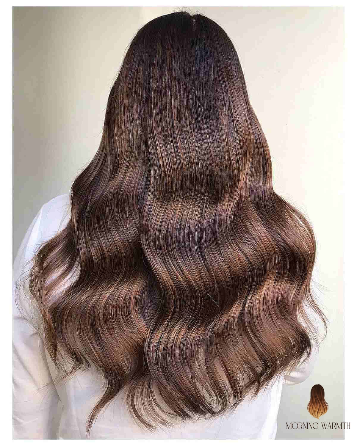 20 Caramel Balayage Ideas That Are Breathtakingly Beautiful 6 Beautiful Long Dark Caramel Hair with Waves
