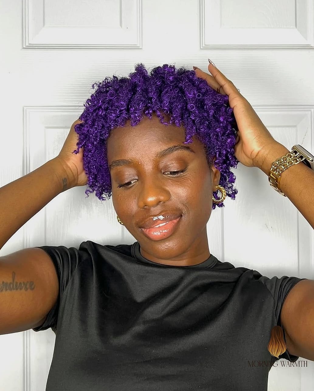 The Big Chop to a Caramel-Kissed Bob