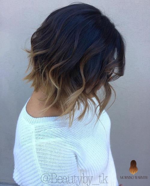 30 Ombre Hair Ideas You Need to Try Next 12 Black to Brown Ombre Bob