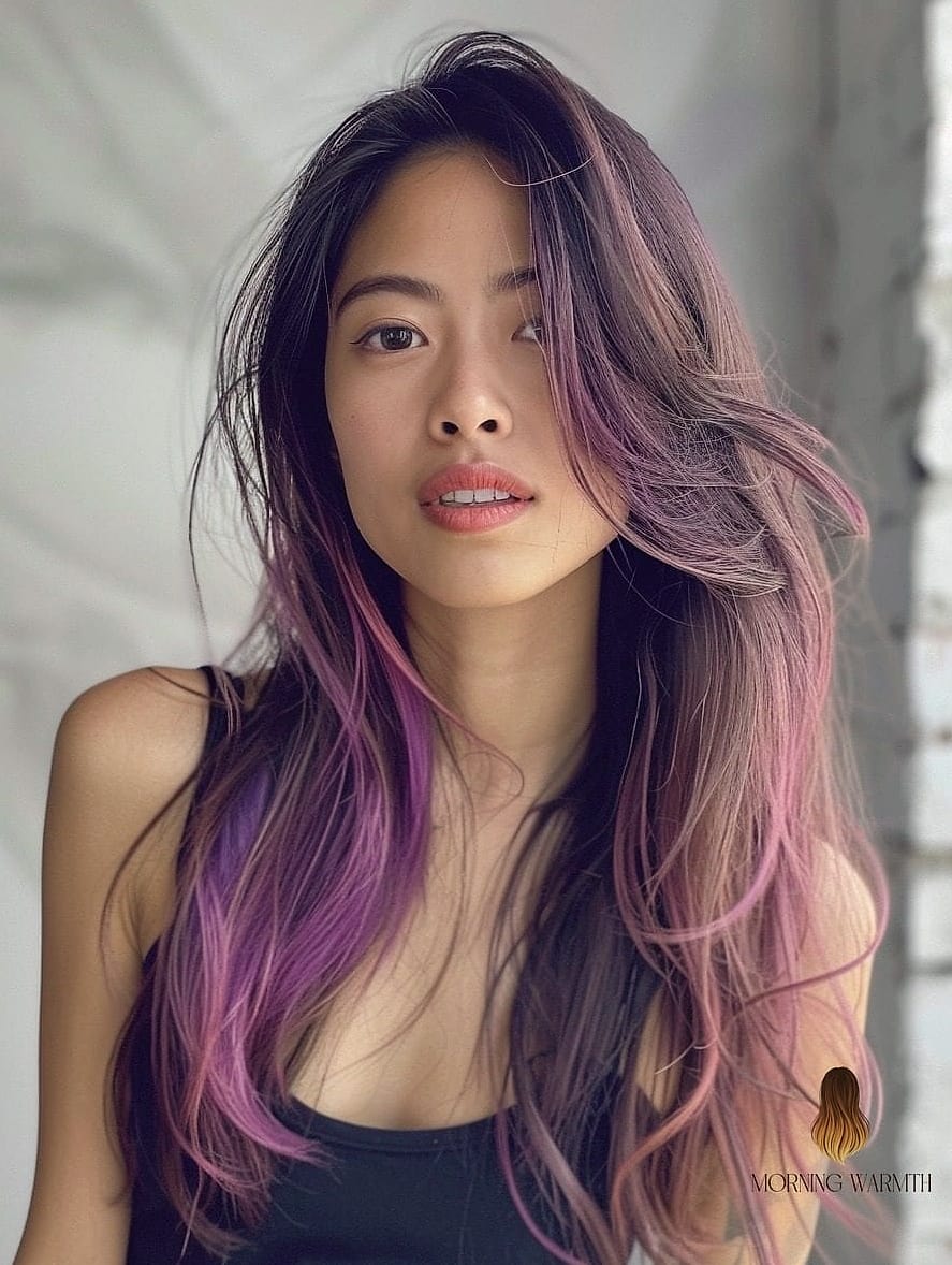 30 Summer Hair Color Ideas You Need to Try Next 31 Black Hair with Purple Blue Tips