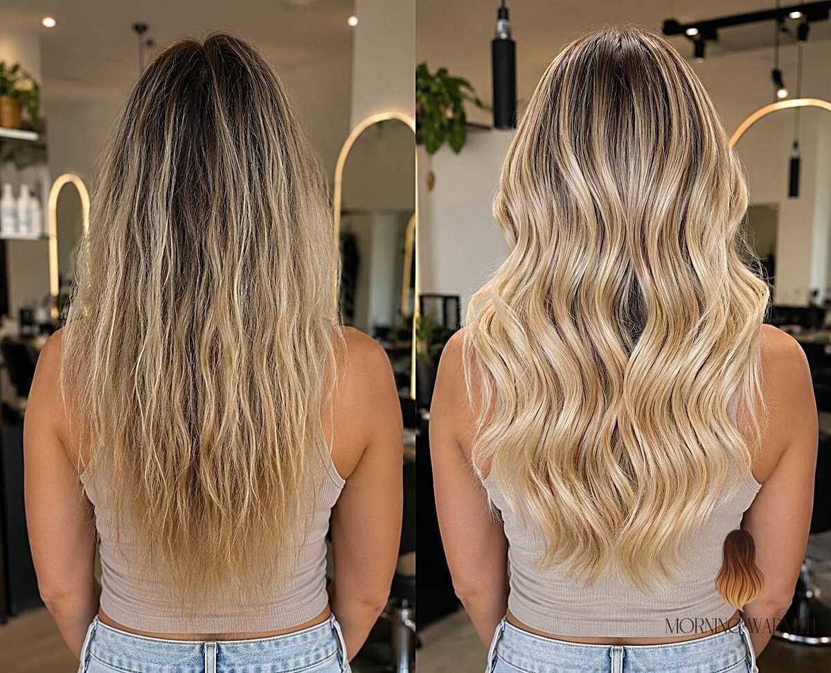 24 Dirty Blonde Hair With Highlights Ideas That Are Absolutely Stunning 7 Blonde Balayage Glow-Up (Before and After)