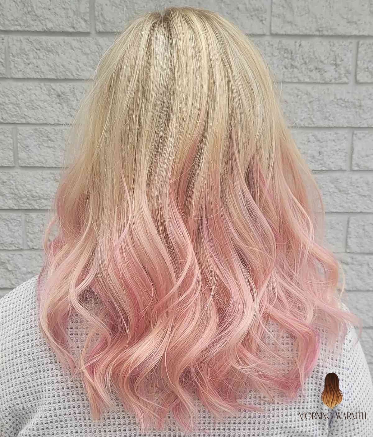 30 Ombre Hair Ideas You Need to Try Next 24 Blonde To Pink Ombre with Subtle Waves