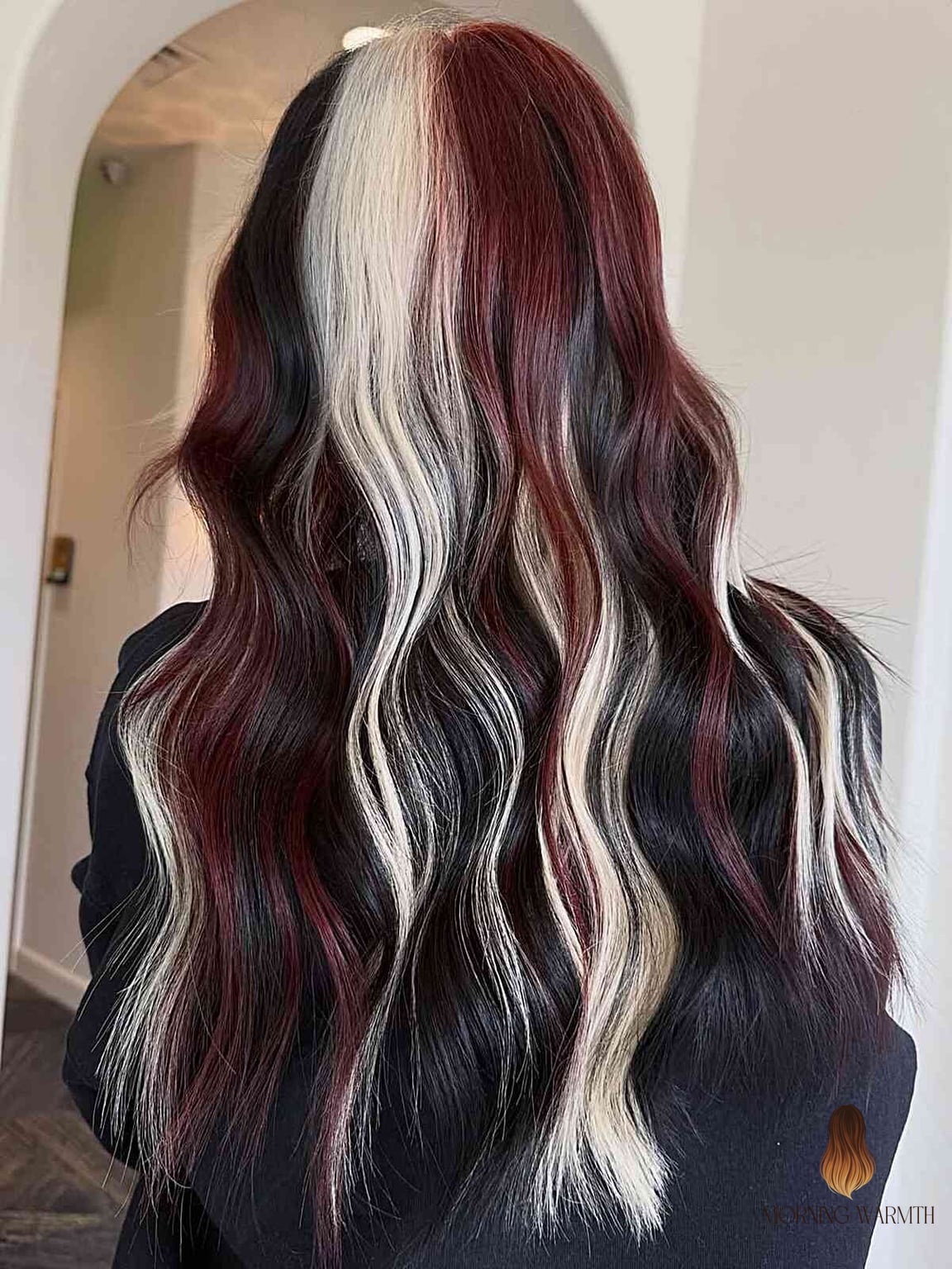 Bold Calico Hair with Dynamic Color Contrast