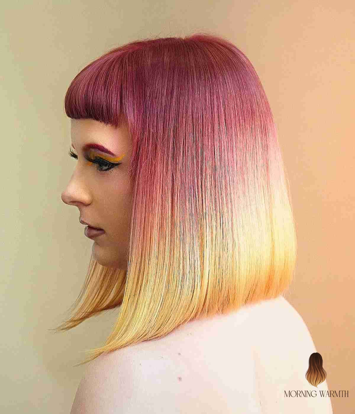 30 Ombre Hair Ideas You Need to Try Next 28 Bold Pink to Yellow Ombre Color Melt