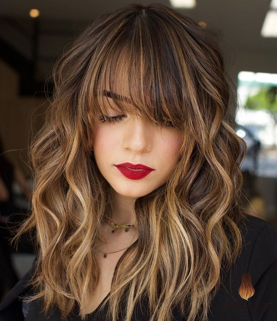 20 Balayage Rubio Cenizo Ideas That Will Make You Book Your Appointment Immediately 19 Brown and Caramel Blonde Swirls