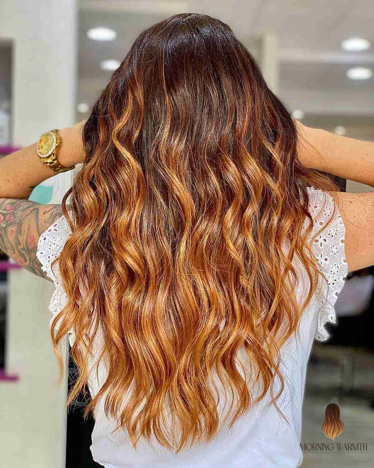 30 Copper Balayage Ideas You Need to Try Next 23 Brown to Copper Blonde Ombre