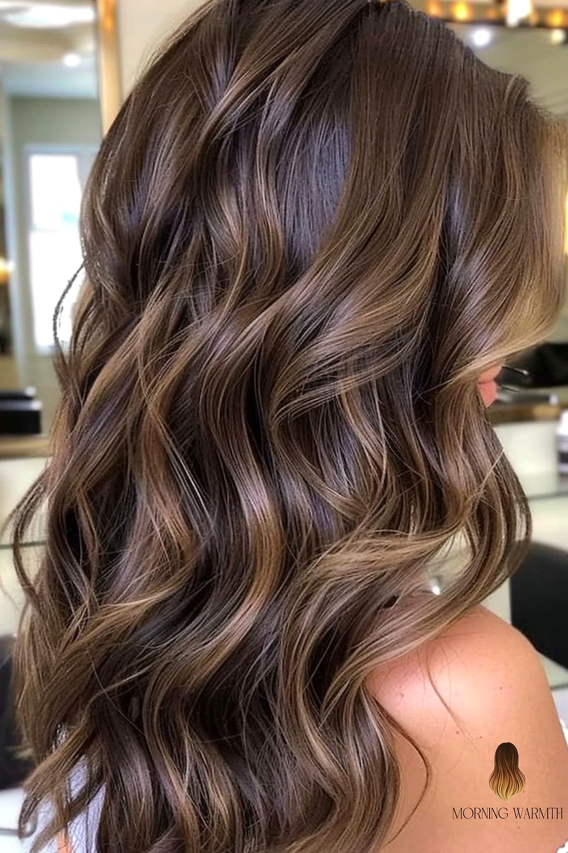 Brunette Balayage with Lowlights