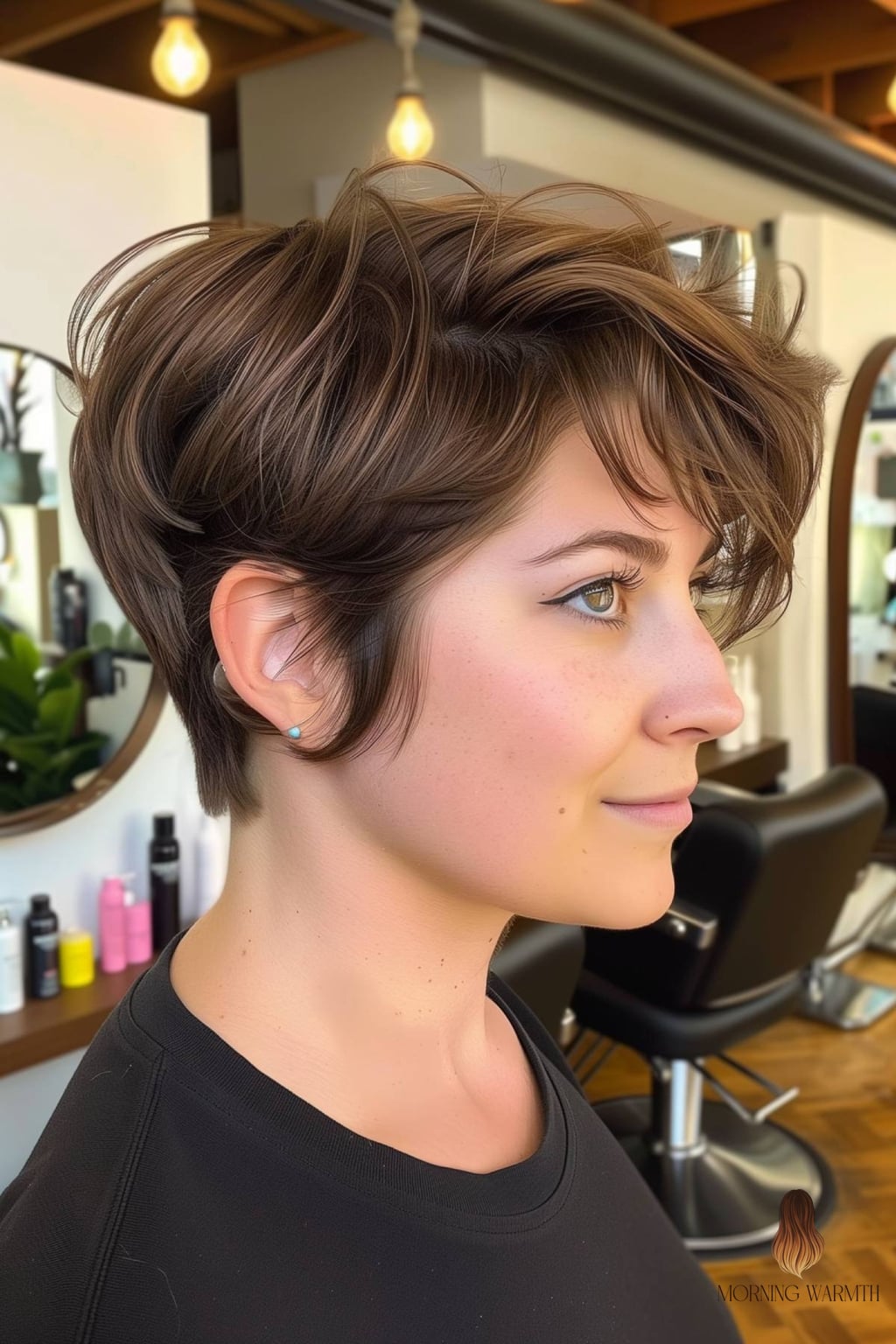 20 Mushroom Brown Hair Color Ideas That Are Breathtakingly Beautiful 14 Brunette Pixie Shag