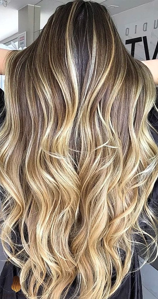 30 Blonde Balayage On Dark Hair Ideas You Need to Try Next 29 Caramel Balayage on Choppy Hair