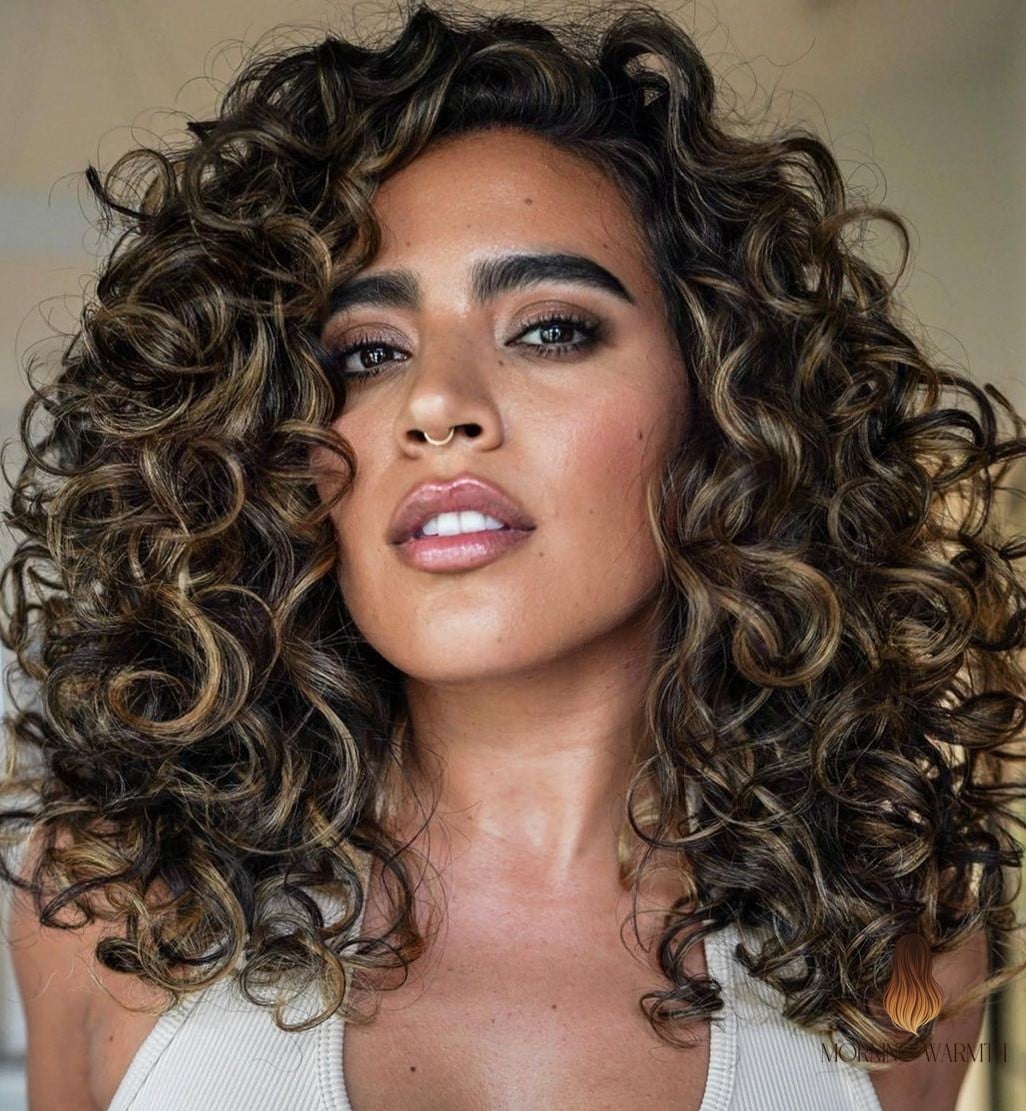 30 Dark Caramel Balayage Ideas You Need to Try Next 17 Caramel Brown Balayage for Curly Hair