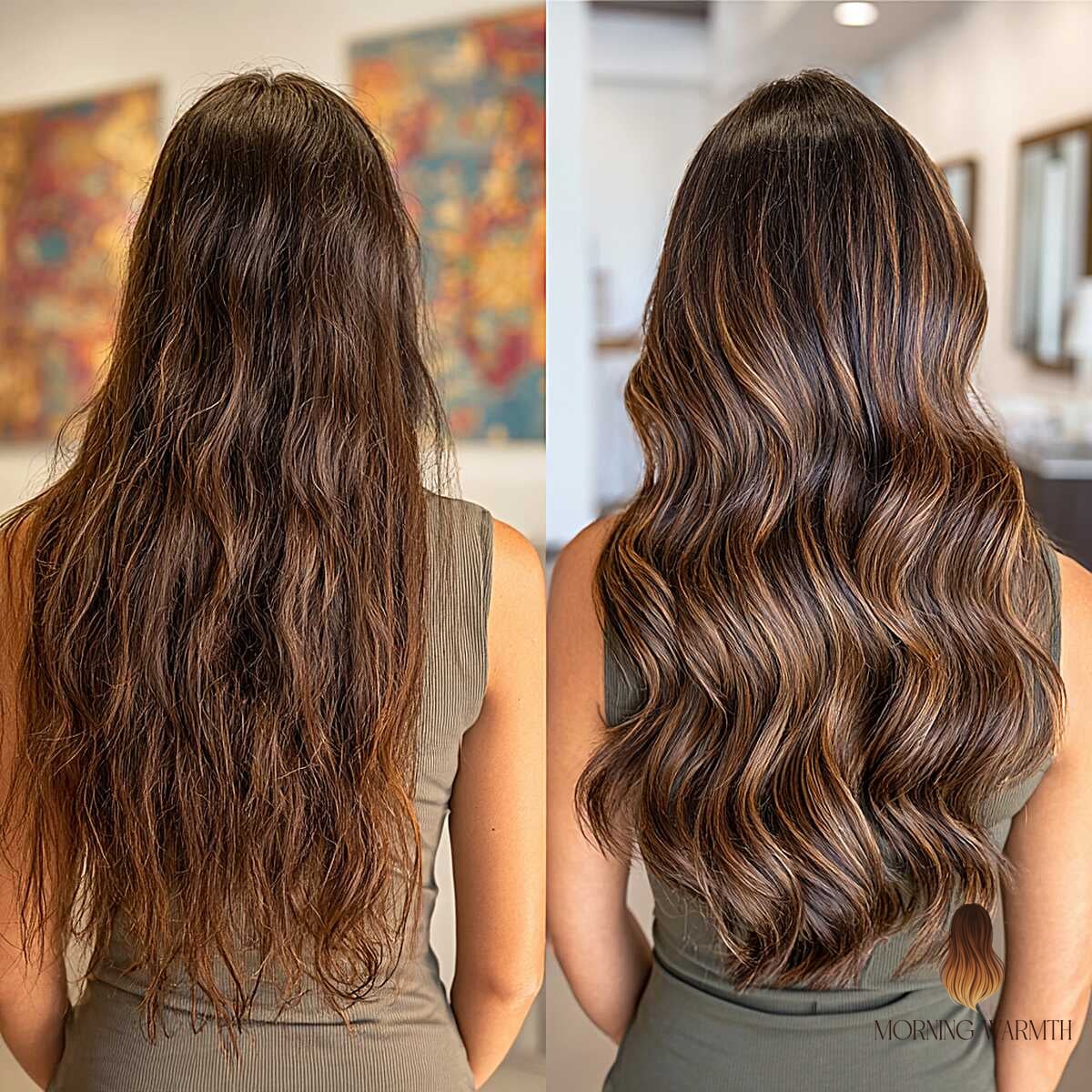 21 Summer Hair Color For Brunettes Ideas That Are Trending Right Now 16 Caramel Ribbon Balayage Glow-Up