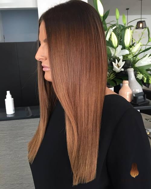 27 Brunette Hair Color Ideas That Every Stylist Needs to See 9 Chestnut Brown Style
