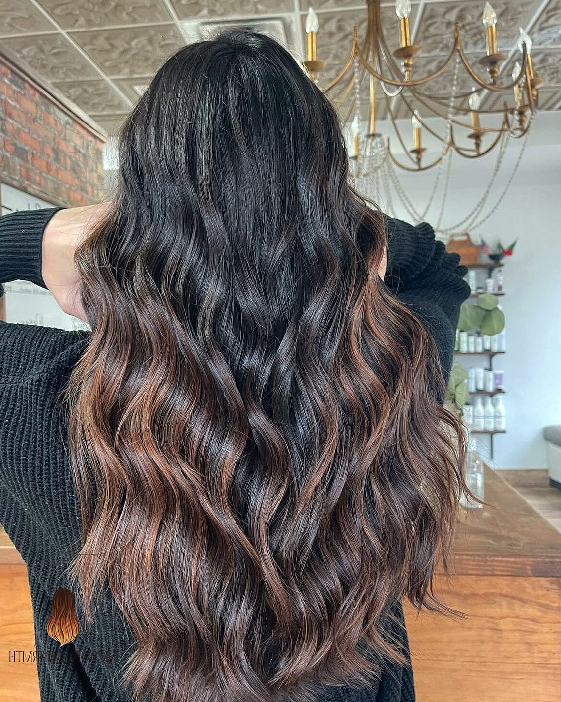 25 Chocolate Brown Hair Color Ideas That Are Dreamy and So Inspiring 23 Chocolate Brown Balayage for Older Women