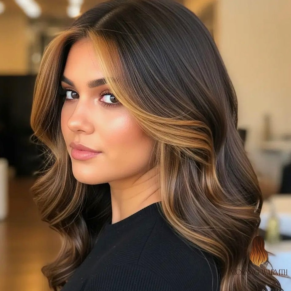 25 Chocolate Brown Hair Color Ideas That Are Dreamy and So Inspiring 26 Chocolate Brown Money Piece