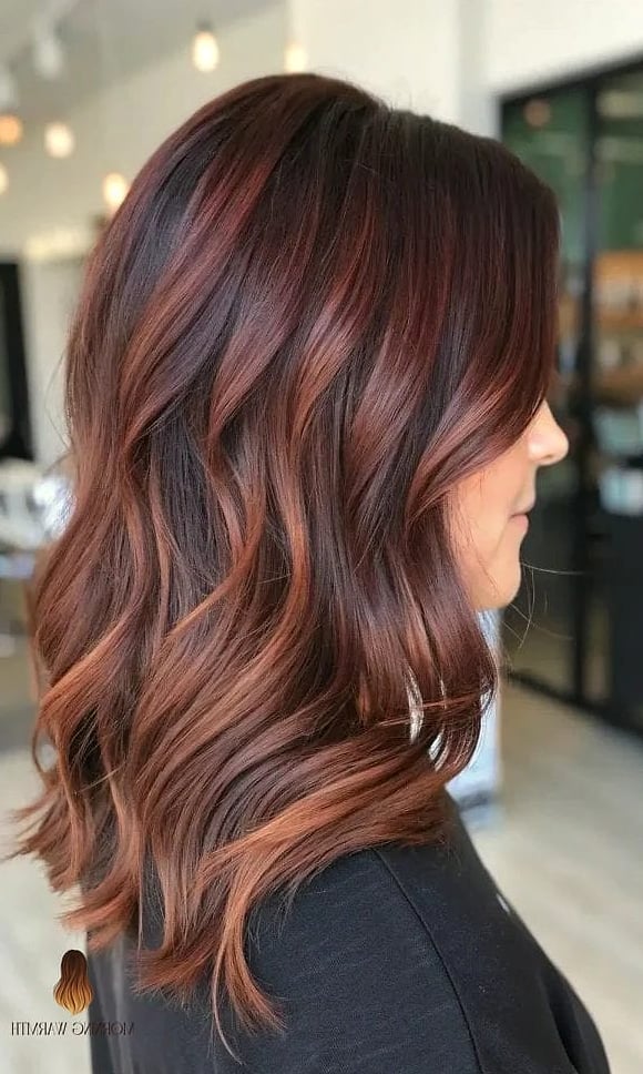 20 Brown Hair Balayage Ideas That Will Make You Book Your Appointment Immediately 9 Chocolate Cherry Brown