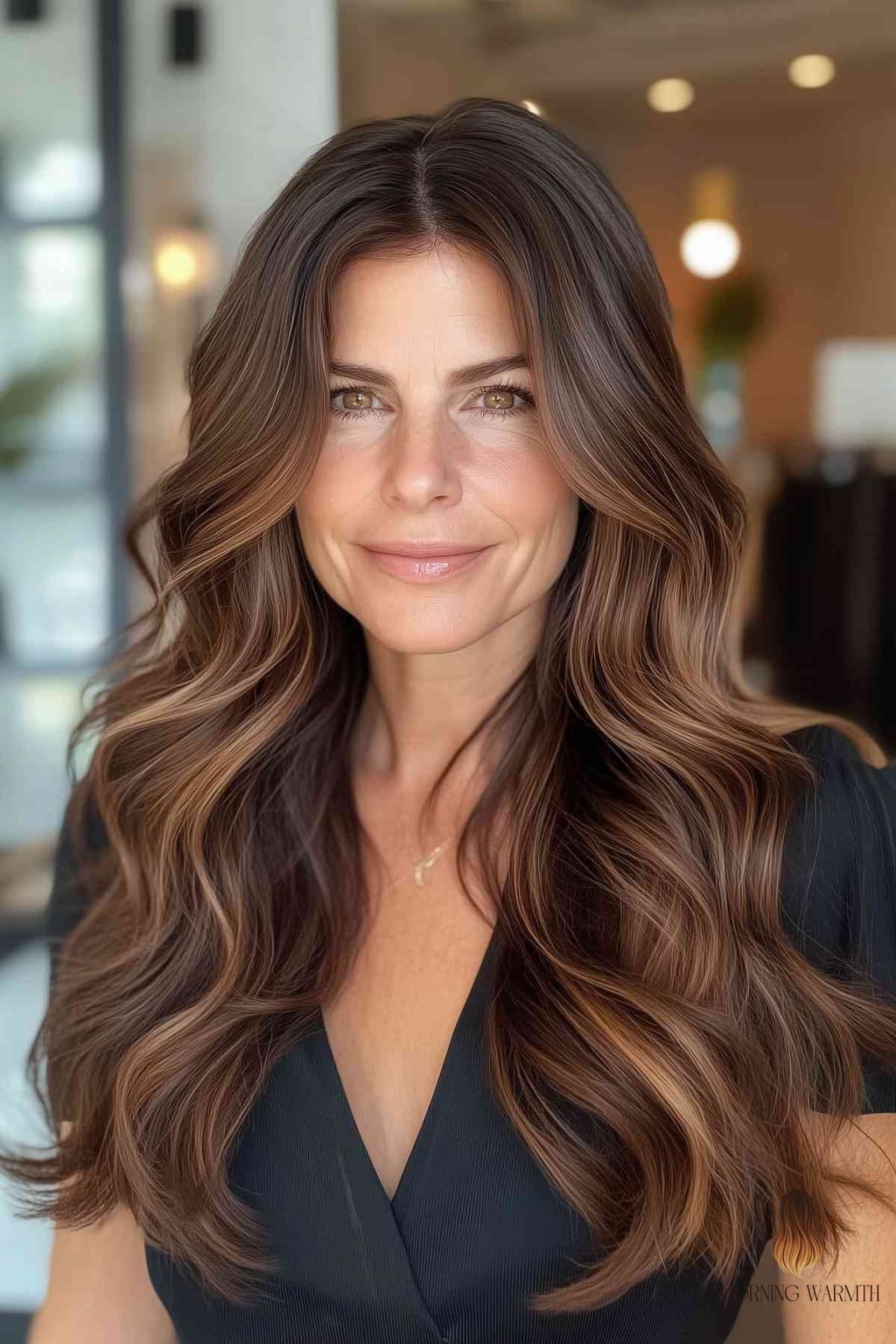 25 Fall Hair Color For Brunettes Ideas That Are Dreamy and So Inspiring 23 Cinnamon Balayage for Women Over 40