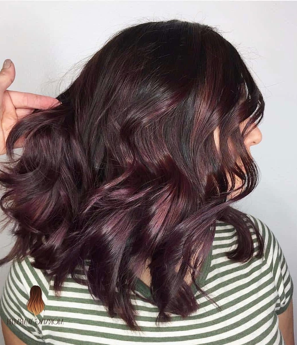 28 Black Cherry Hair Color Looks You'll Want to Screenshot Immediately 5 Cinnamon Brown