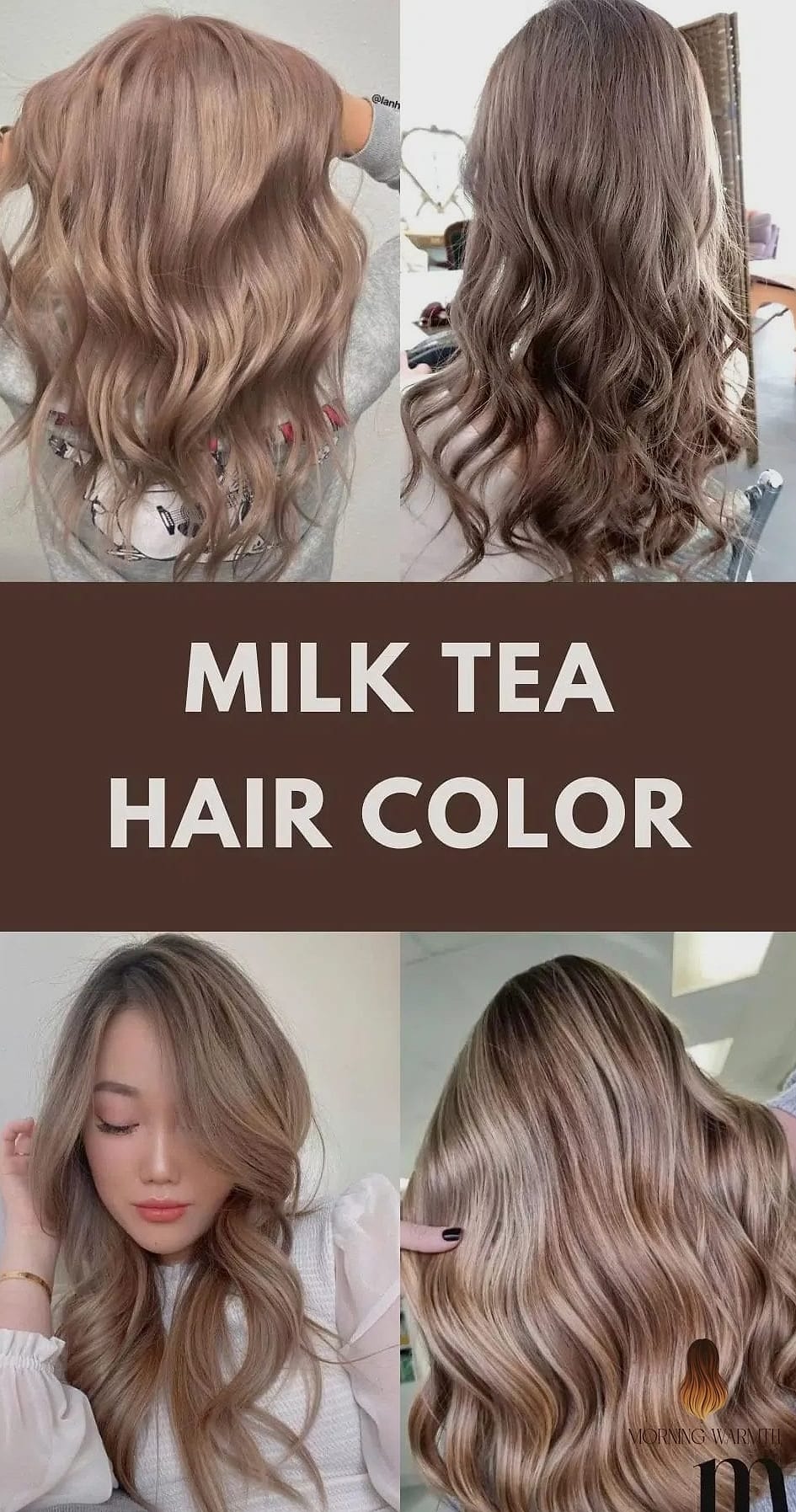 24 Milk Tea Hair Color Ideas That Are Absolutely Stunning 12 Cinnamon Milk Tea