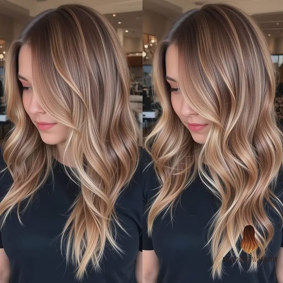 24 Dirty Blonde Hair With Highlights Ideas That Are Absolutely Stunning 19 Cinnamon Stick Sleek Lob