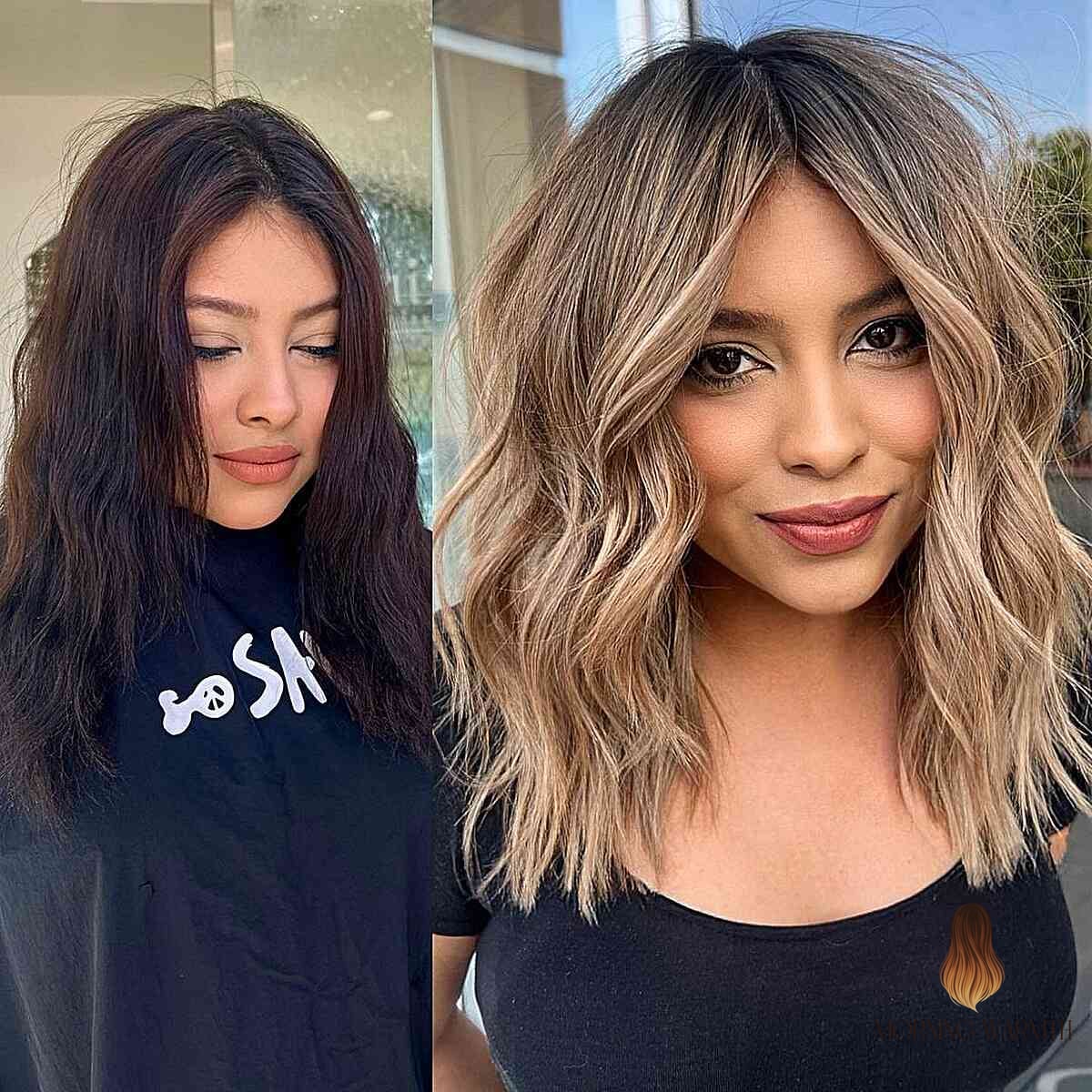 20 Brown Hair Balayage Ideas That Will Make You Book Your Appointment Immediately 2 Color-Corrected Brown Balayage