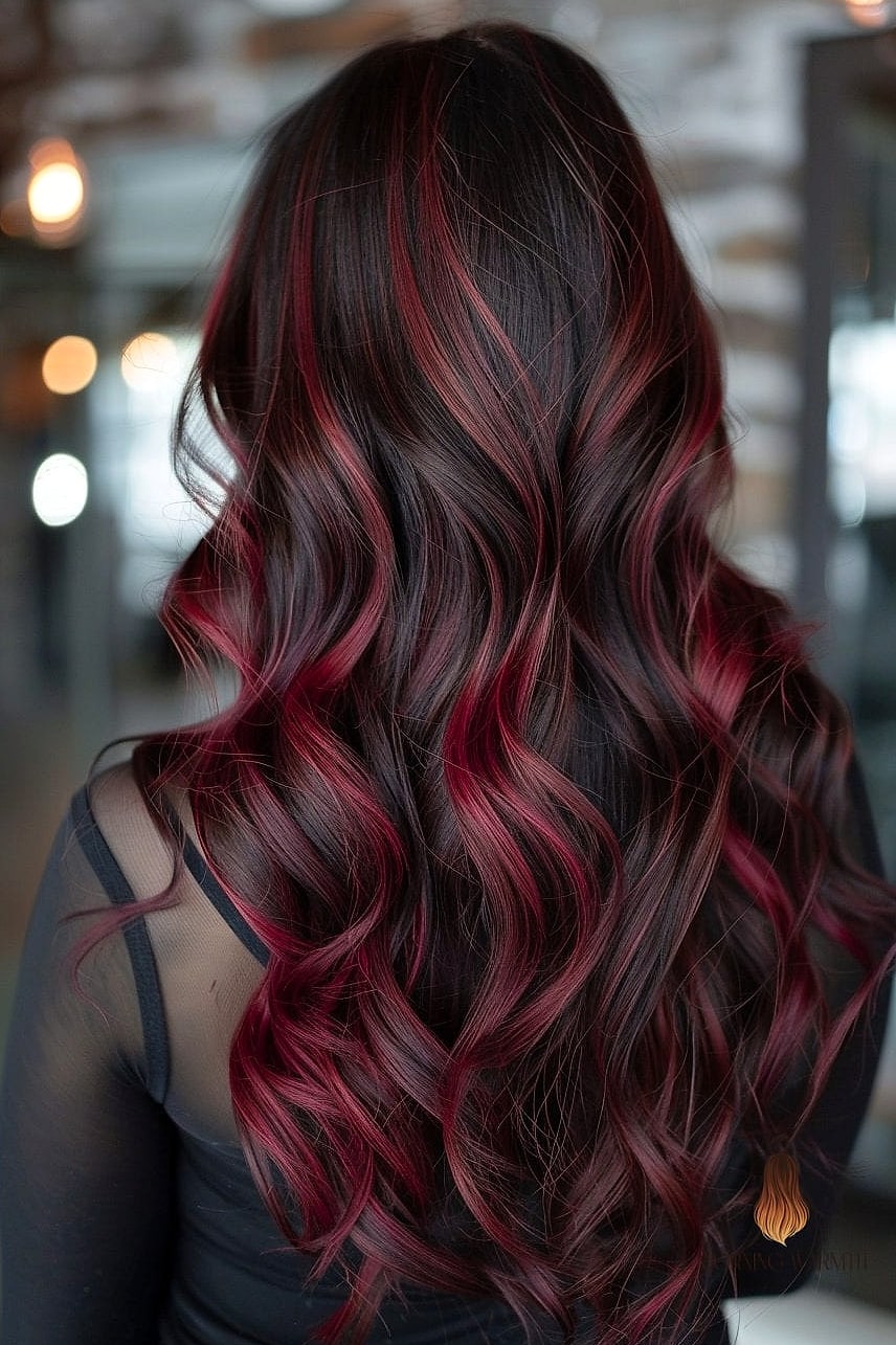 21 Mechas Balayage Ideas That Are Trending Right Now 4 Complimenting Red Brown Auburn