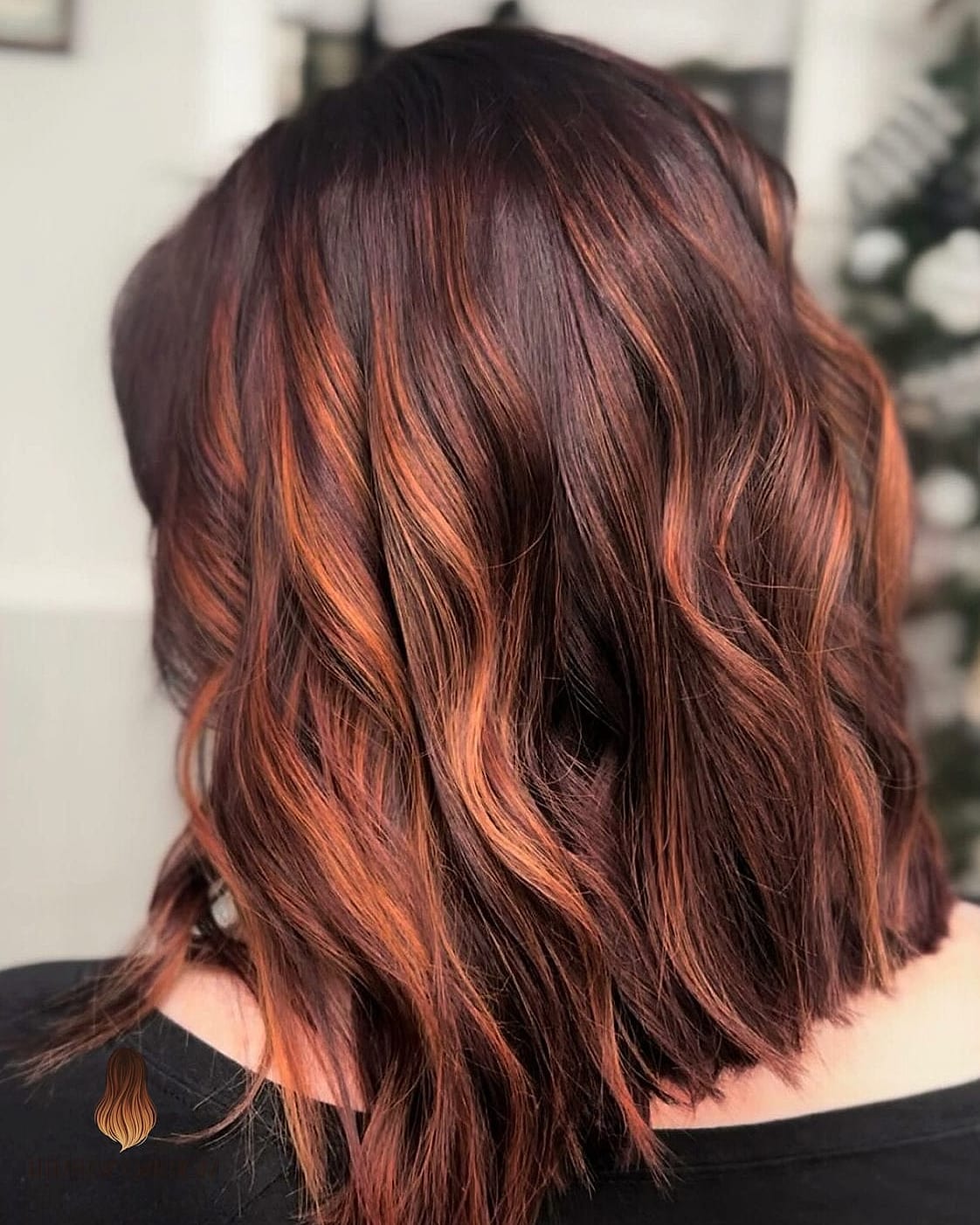 30 Copper Balayage Ideas You Need to Try Next 28 Copper Brown Highlights on Black Hair