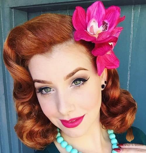 Curled Pin Up ‘Do