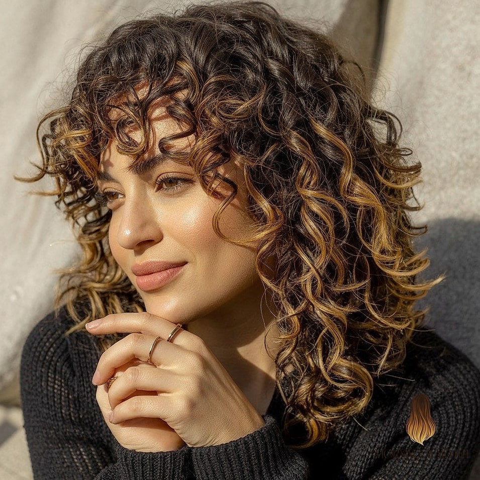 27 Brown Balayage Hair Ideas Every Woman Needs to See 18 Curly