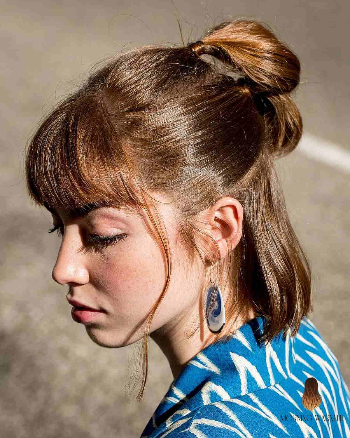 23 Balayage Brunette Inspo Ideas Worth Pinning Immediately 9 Cute Updo Bun for Short Hair