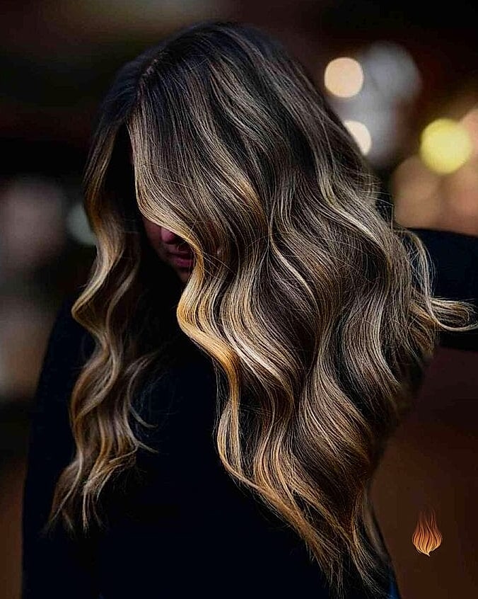 27 Blonde Balayage Ideas Every Woman Needs to See 9 Dark Blonde Balayage for Dark Hair