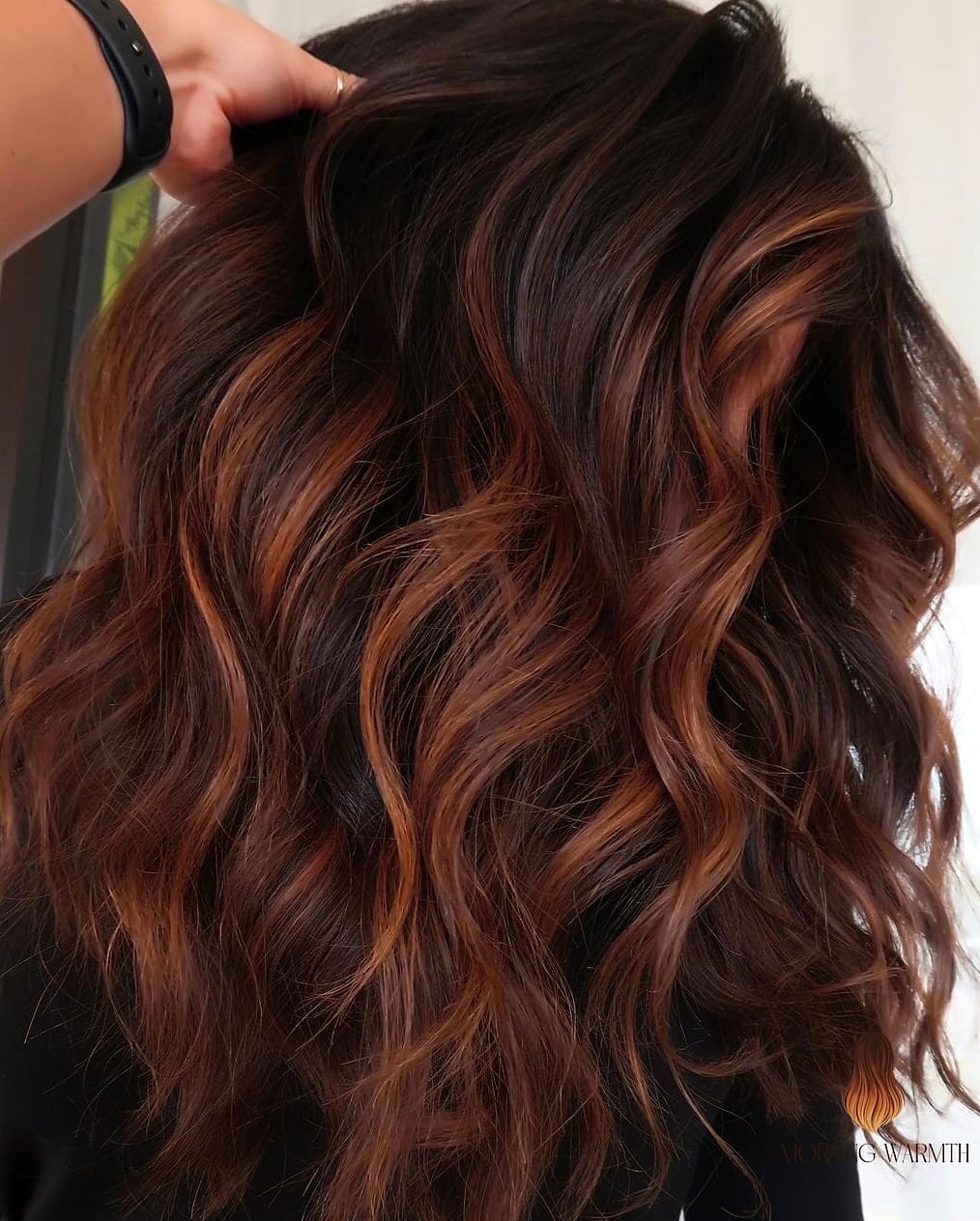 30 Dark Caramel Balayage Ideas You Need to Try Next 24 Dark Brown Hair with Caramel Ombre Highlights
