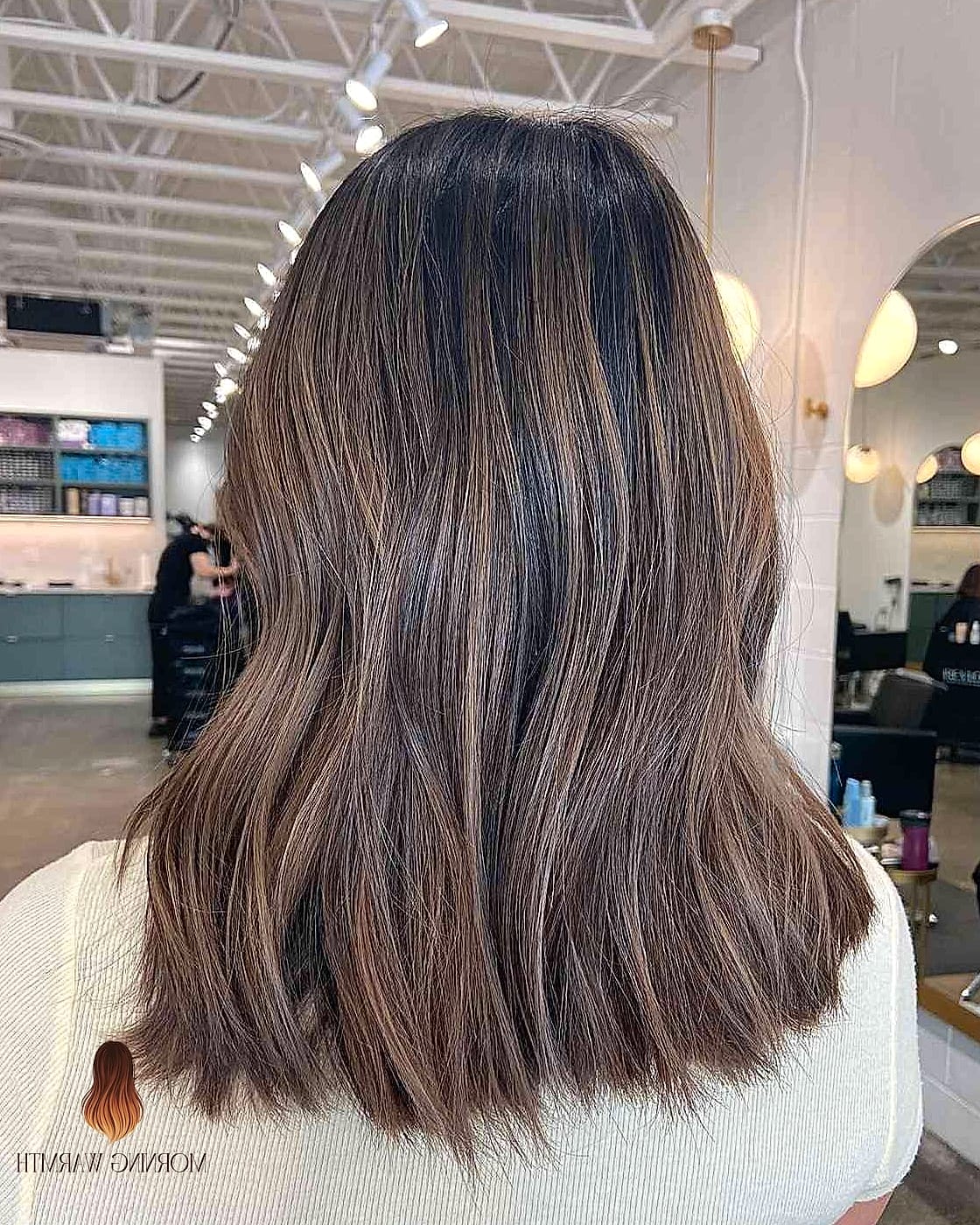 Dark Brown Balayage