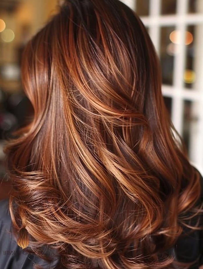 27 Brown Hair With Caramel Highlights Ideas That Every Stylist Needs to See 28 Dark Reddish-Brown and Caramel