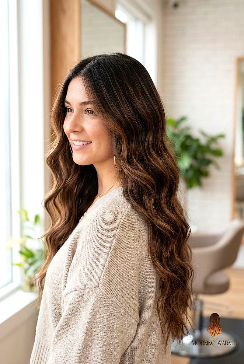 Dark Roast Brunette with Subtle Highlights
