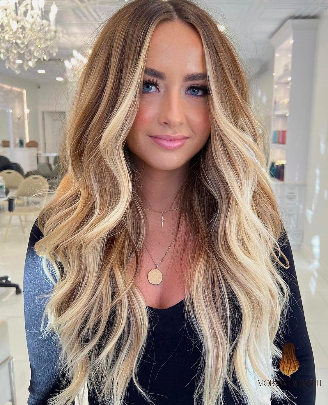Dark Roots + Blonde Balayage