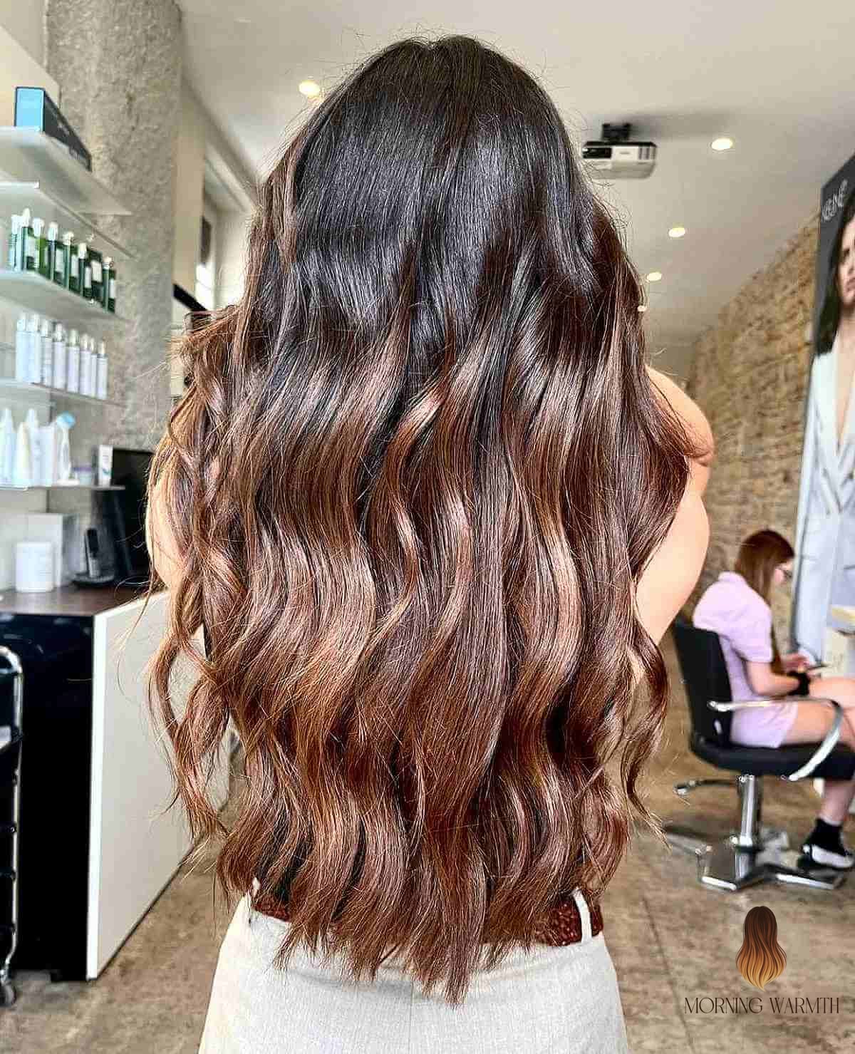 20 Brown Hair Balayage Ideas That Will Make You Book Your Appointment Immediately 16 Deep Brown Base Melted to Light Chocolate Brown