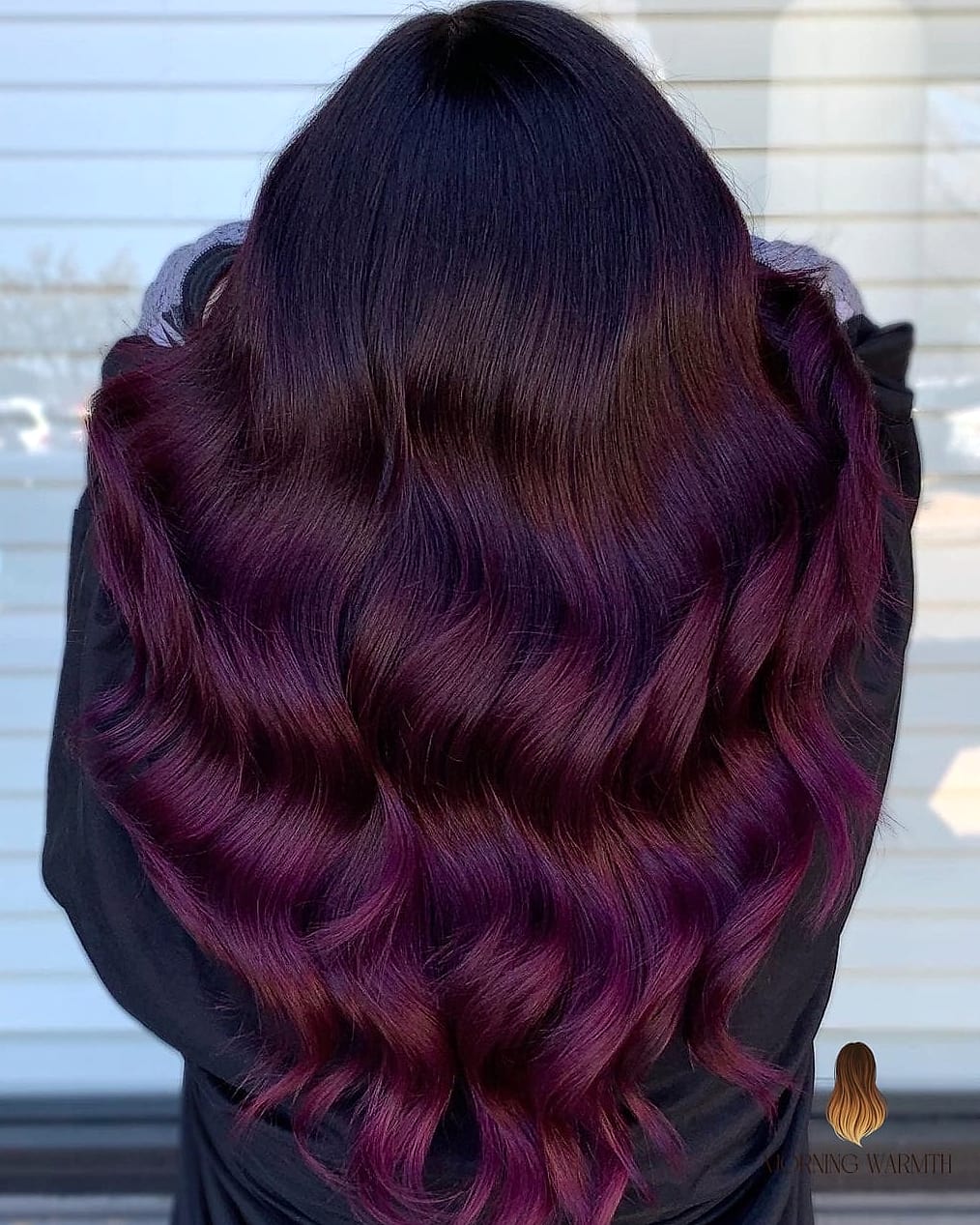 25 Ombre Hair Color Ideas That Are Going Viral on Pinterest Right Now 24 Deep Plum Ombre