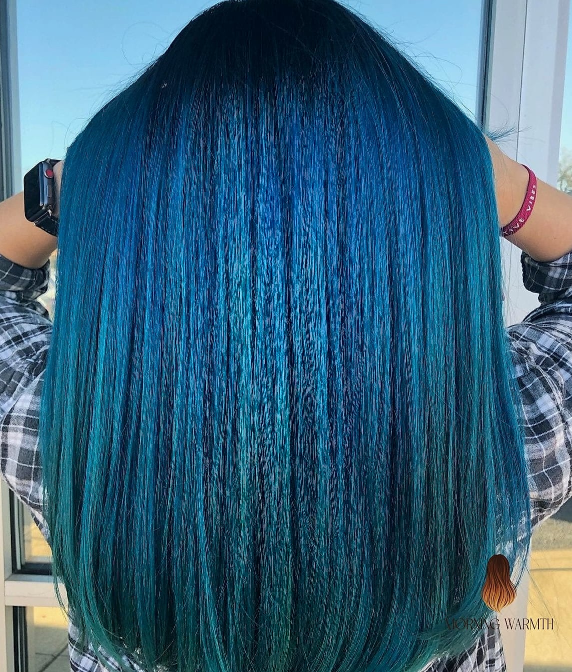 Deep Teal Balayage