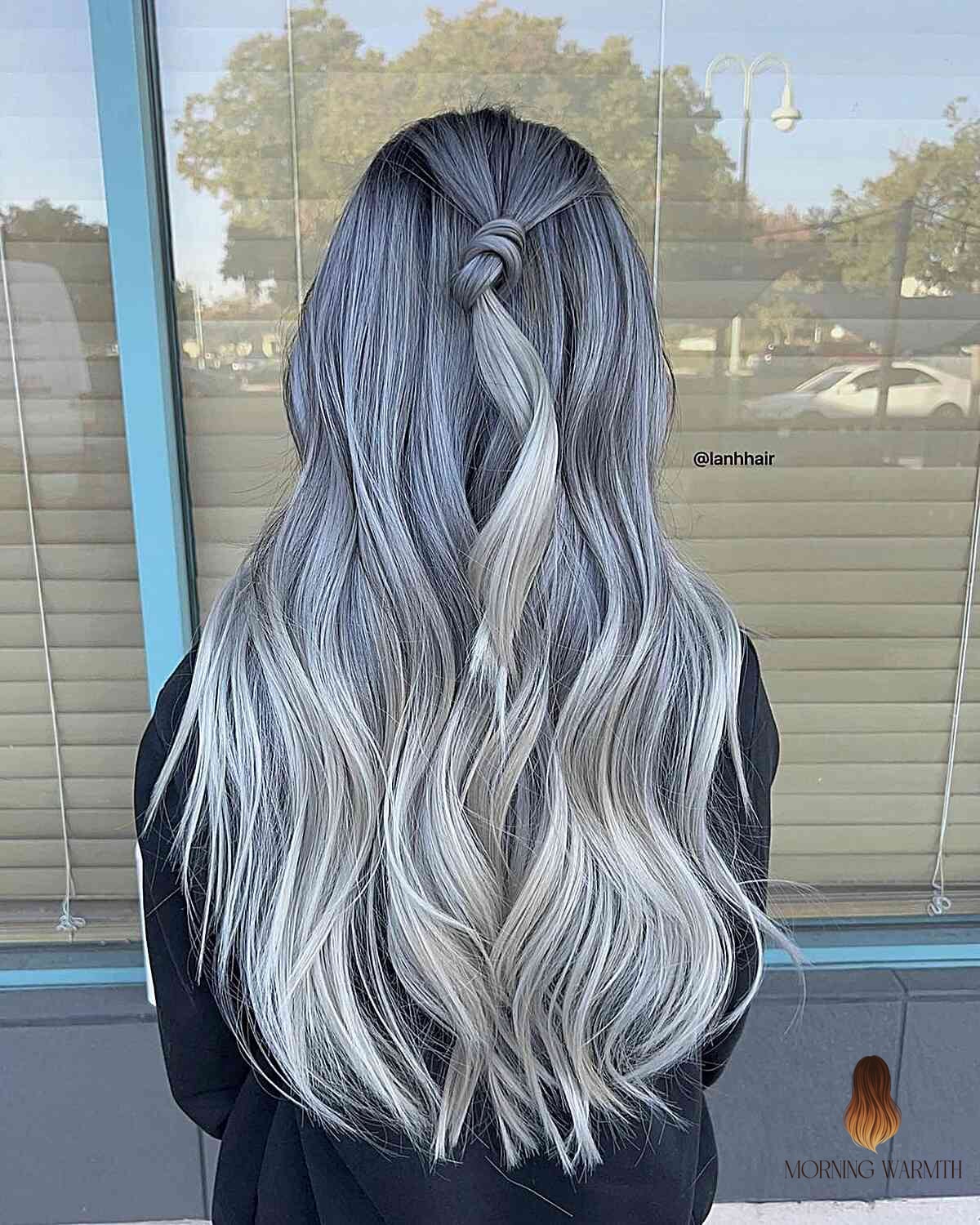 30 Ombre Hair Ideas You Need to Try Next 20 Dimensional Ash Grey to Platinum Ombre