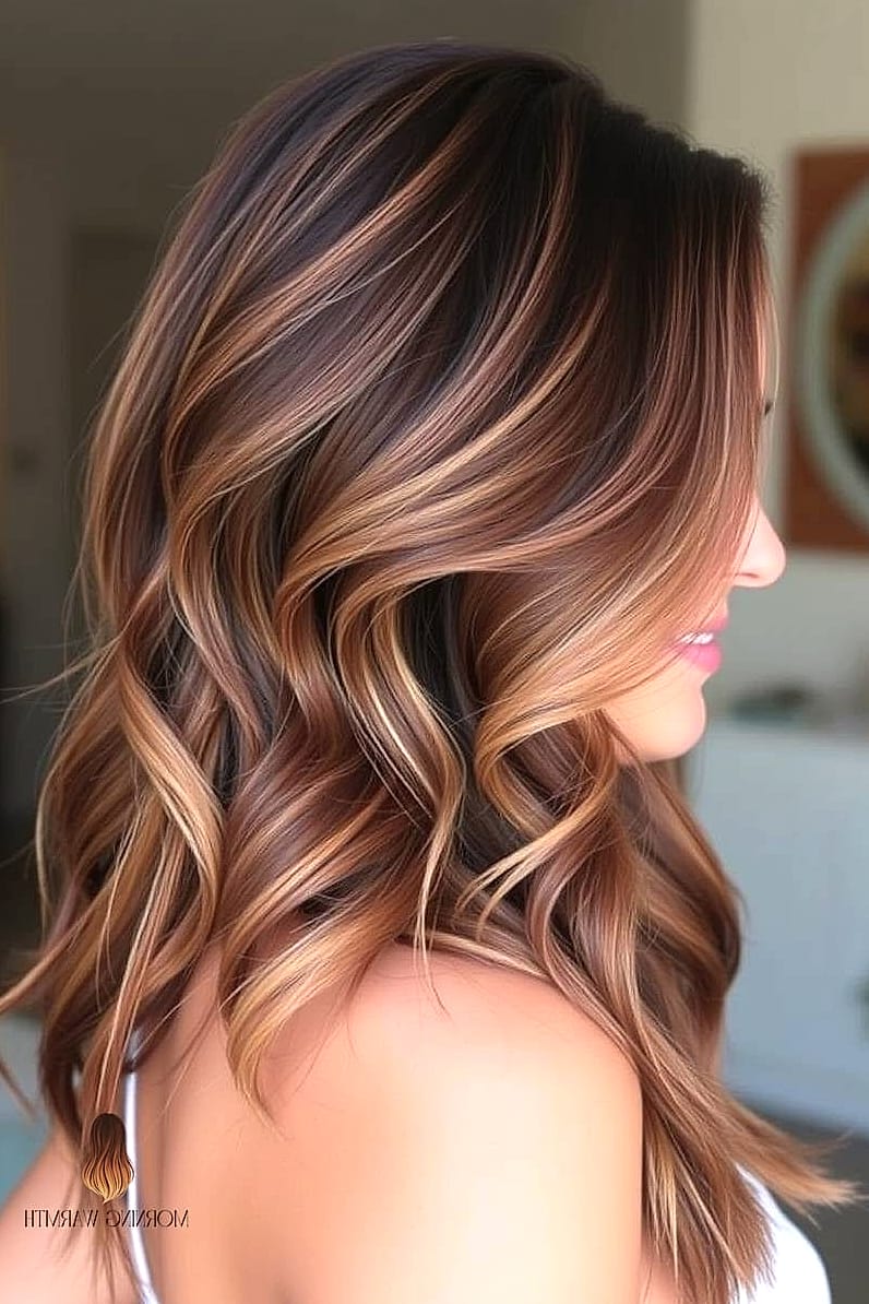 25 Dark Brown Hair With Caramel Highlights Ideas That Are Dreamy and So Inspiring 16 Dimensional Caramel Lowlights