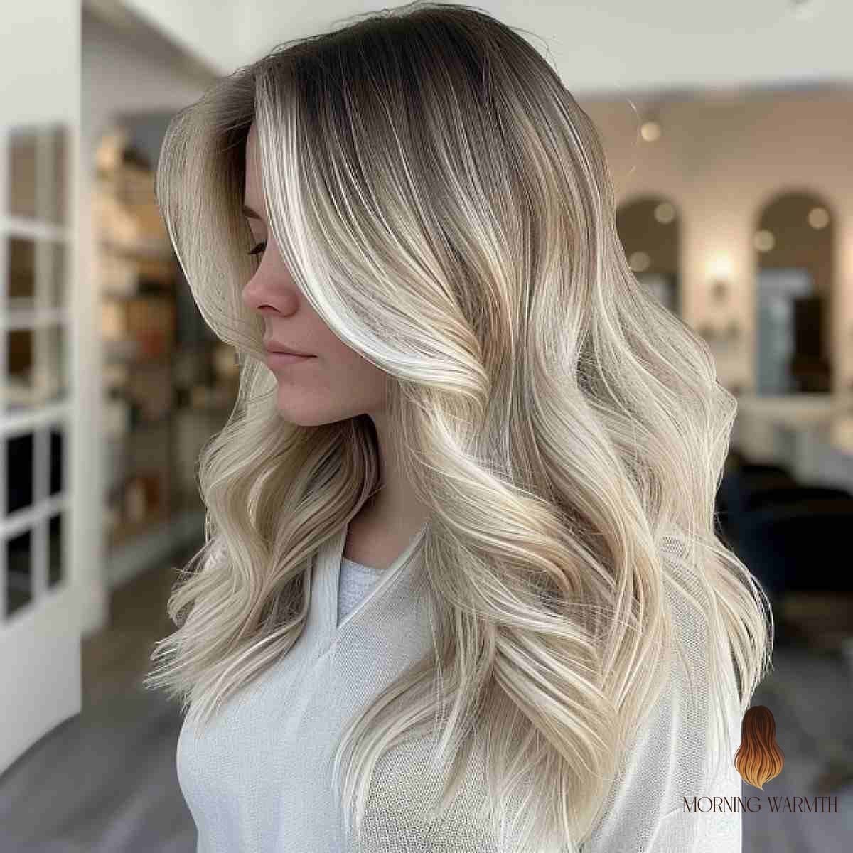 27 Blonde Hair Color Ideas Every Woman Needs to See 21 Dimensional Dark Roots with Ash Blonde