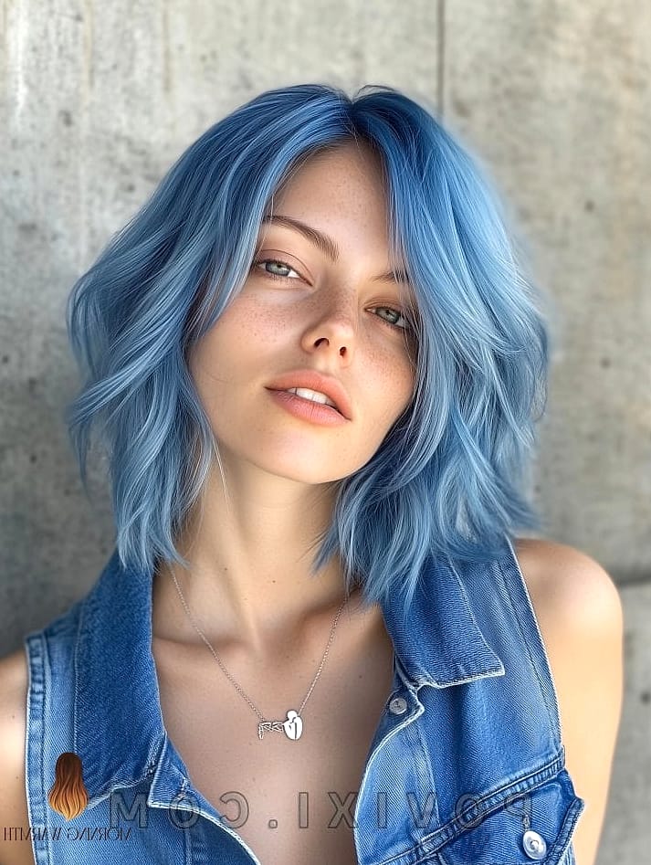 Dusty Denim Blue Layers