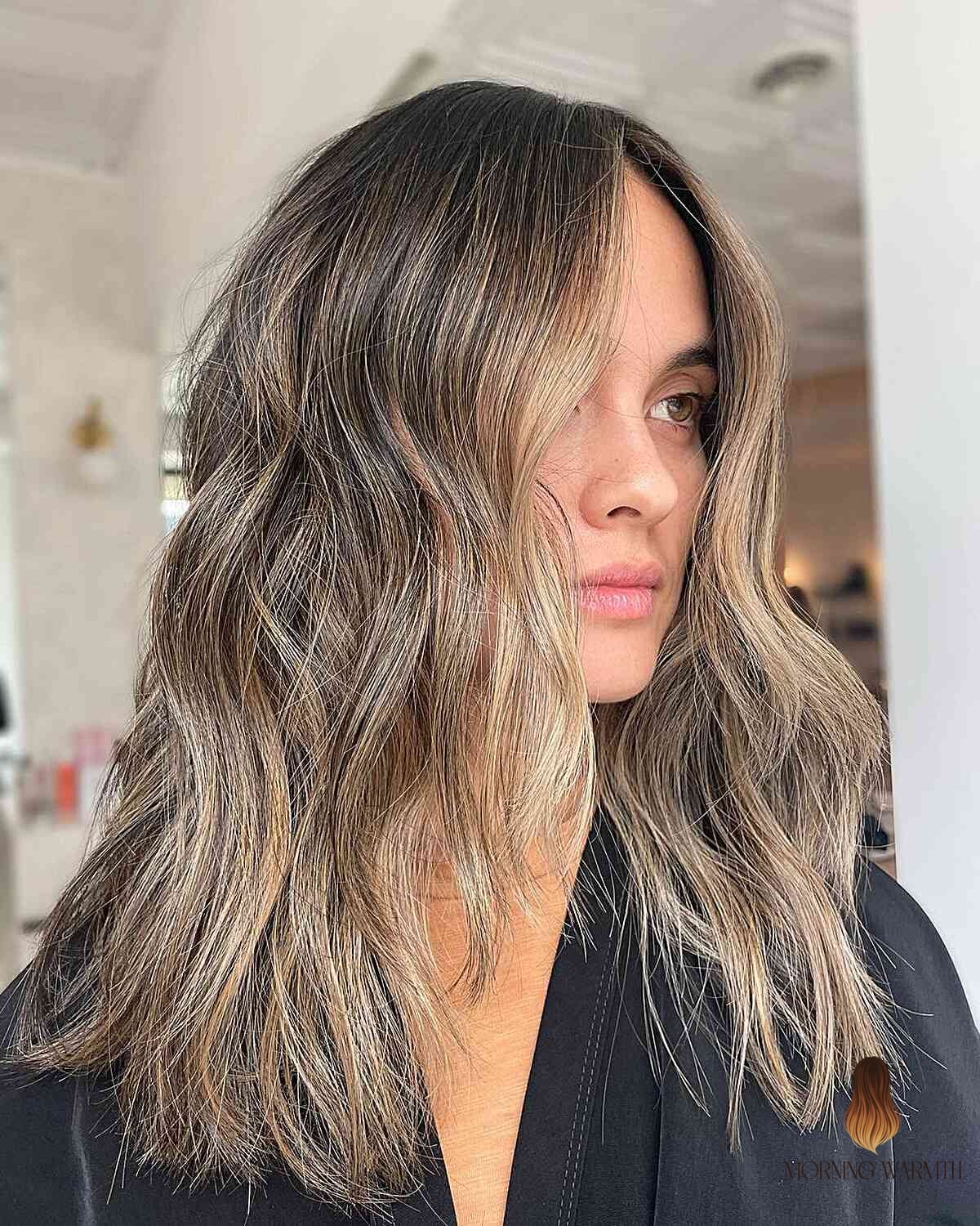 Effortless Beachy Waves with Textured Ends