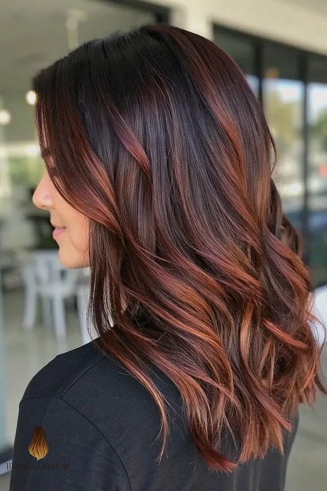 20 Brown Hair Balayage Ideas That Will Make You Book Your Appointment Immediately 20 Espresso to Mahogany Blend